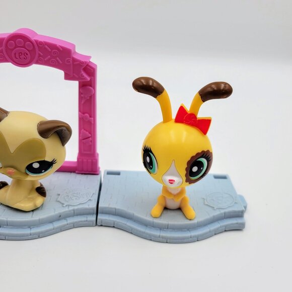 Happy Meal Littlest Pet Shop Buttercream Sunday Scout Kerry And Minka Mark Happy - Picture 4 of 10